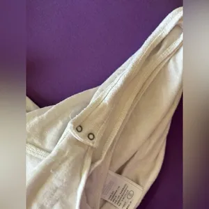 Abercrombie & Fitch Soft A&F Cozy Wrap Bodysuit Long Sleeve XL White thumbnail 5