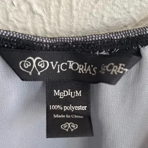 Victoria’s Secret Sheer Mesh Babydoll Slip – Y2K Fairy Grunge Sz medium black thumbnail 4