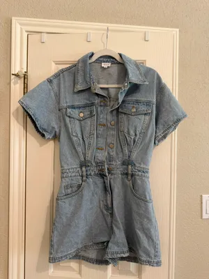 Le lis Denim Romper thumbnail 1