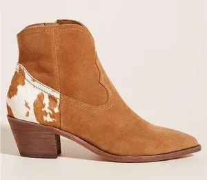 Dolce Vita Senica Cow Hair & Suede Western Booties thumbnail 1
