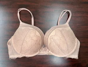 Victoria’s Secret Nude Colored with Lace Push Up Bra Size 36C thumbnail 1