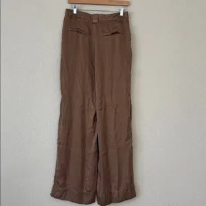 Mossimo Dutti Wide Leg, Mid Rise Crinkle Trousers thumbnail 3
