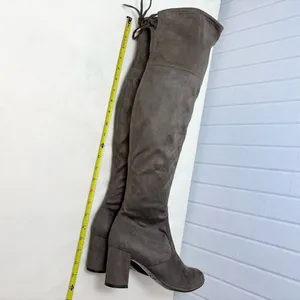 Marc Fisher‎ Over the Knee Boots Suede Taupe Size 8M thumbnail 12