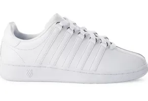 K SWISS Classic Court Open Stripes Sneakers, White, Size 9, NEW with box thumbnail 1