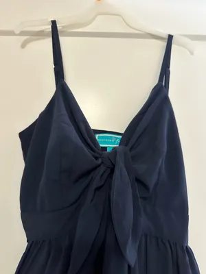 Navy long dress thumbnail 3