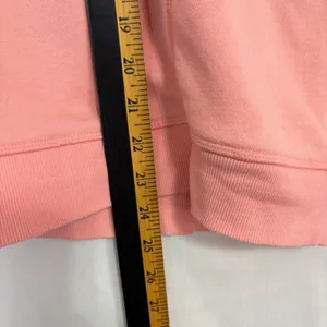 Champion Quarter Zip Sweatshirt Peach Logo Pullover Athleisure Loungewear Size S thumbnail 8