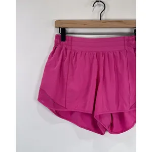 Lululemon Women Shorts Blue Hotty Hot II Athletic Lined Stretch Running Size 10 thumbnail 5