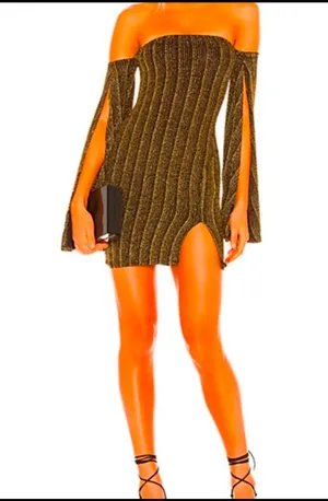 Michael Costello Strapless Semi Dress thumbnail 1