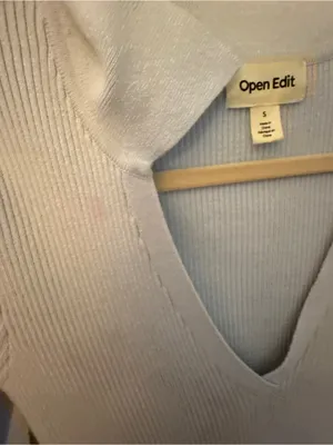 Y2k open edit dress in blue thumbnail 3