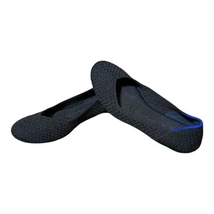 Rothy's The Flat Black Honeycomb Ballet Flats Shoes thumbnail 3