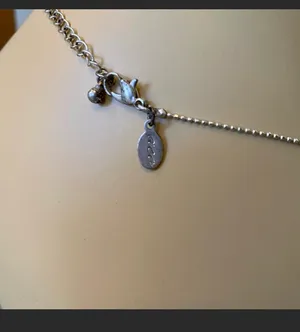 American Eagle Dainty silver necklace with charms! ✨💛 thumbnail 4