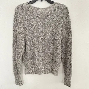 Free People Marled Knit Sweater Women Medium Relaxed Fit Crew‎ Neck Long Sleeve thumbnail 7