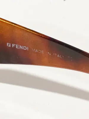 Fendi Brown Zucca Sunglasses Plastic FS407 All Over Print thumbnail 4