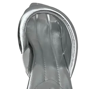 Lisa Vicky Silver Metallic "Very Vicky" Cushion Women's Size 9M Mules Block Heel thumbnail 13