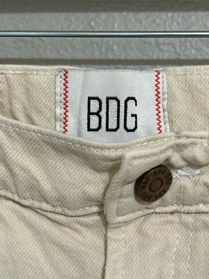 Urban Outfitters BDG Neutral Cotton High Rise Wide Leg Pants Women’s Size 27 thumbnail 7