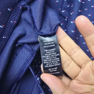 Betabrand Dress Pant Yoga Pants Navy‎ Blue Dash Print Straight Leg Size M Long thumbnail 6