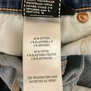 7 For All Mankind Blue High Rise Ankle Gwenevere Stretch Skinny Denim Jeans Sz S thumbnail 5