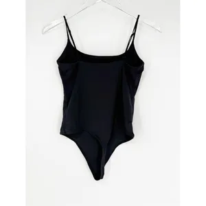 Aritzia Babaton Body Contour Bodysuit Women's M‎ Black Sculpt thumbnail 3