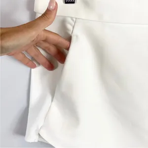 Zara White Envelope Skort Skirt thumbnail 4