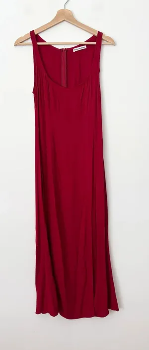 Reformation Crepette Sleeveless Midi Dress Size 6 thumbnail 1