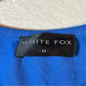 White Fox Blue Tank Top SZ:M thumbnail 5