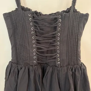 Windsor Large Black Corset Dress Whimsigoth Skater Mini Dark Romance Costume thumbnail 8