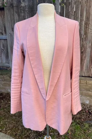 Zara Soft Pink Women's Blazer classic thumbnail 1
