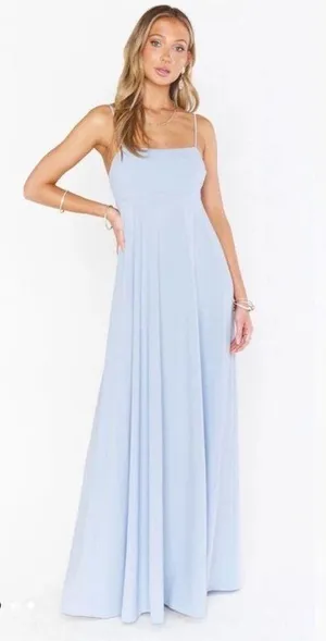 Show Me Your Mumu Madrid steel blue maxi dress XXS thumbnail 6