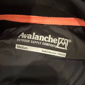AVALANCHE Quilted Puffer Jacket Coat Zip Up Black Size Medium thumbnail 8