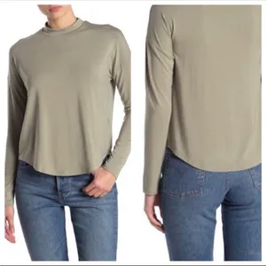 Madewell Tatiana Mock Neck Long Sleeve Top Size Medium thumbnail 2