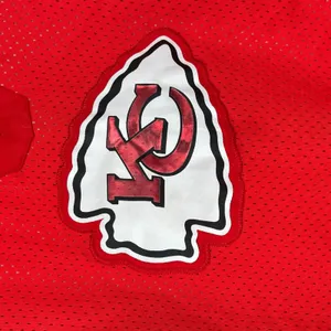 Majestic NFL Kansas City Chiefs Red‎ Gold Lace Up Football Jersey S Sports thumbnail 3