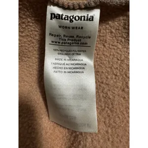 Patagonia Women's Lightweight Synchilla Snap-T Pullover Colorblock Rosewater and Gray (M) thumbnail 5