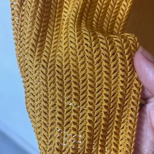 Fall open knit cardigan‎ open front duster lightweight orange yellow transition thumbnail 4