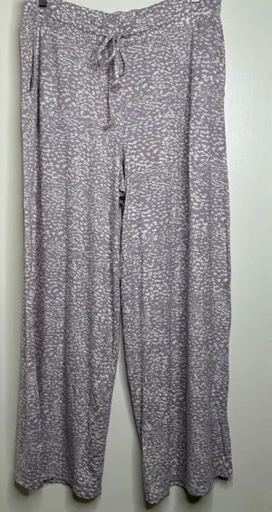 Alfani Intimates Wide Leg Lounge Pants Pajama Women’s Sz Large Pull On thumbnail 1