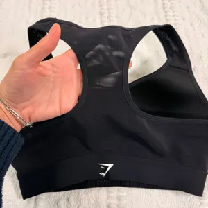 Gymshark‎ Black Mesh Racerback Padded Sports Bra GLSB5055 Womens Size Small thumbnail 4