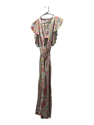 Cienna Designs Naomi Floral Boho Wide-Leg Jumpsuit — Size Medium thumbnail 2