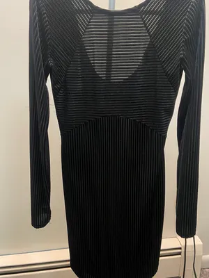 Black Long Sleeve Dress thumbnail 7