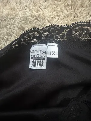 Black Camiflage Tank Size 1X thumbnail 3
