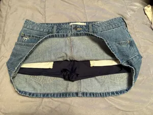 Hollister Jean Skirt Mini Y2K thumbnail 4