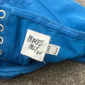 ⭐️YAMIE BUSTIER TOP BLUE PRINCESS POLLY thumbnail 3