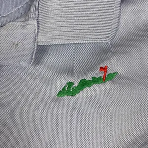 Adidas Golf Polo Shirt Womens Medium Purple Fisher's Island Golf Course thumbnail 4