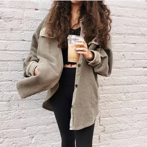 Free people ruby fleece shirt jacket thumbnail 2