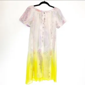 Anthropologie HD Paris‎ Chroma floral ombré dress thumbnail 6