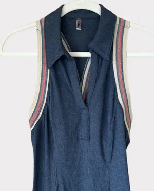 By Free People Activewear Pro Tip Dress Only Blue XS thumbnail 5