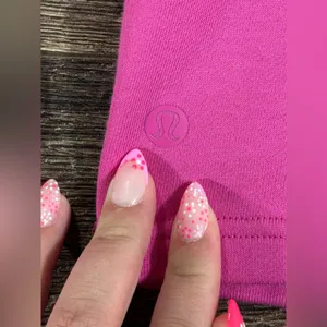 NWOT Lululemon All Yours Cropped Hoodie in Sonic Pink thumbnail 7