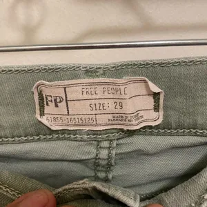 Free People Womens Jeans Size 29 30” Sage Green 61855-16515125 Distressed 30x26 thumbnail 5