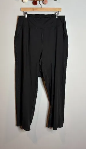 🔆 Bundle of 2 - Amazon black pull on athleisure pants thumbnail 1