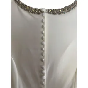 Lulus True Love Story White Embellished Cap Sleeve Mermaid Maxi Dress Size 8‎ thumbnail 10