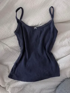 Brandy Melville Skylar Navy Tank thumbnail 1