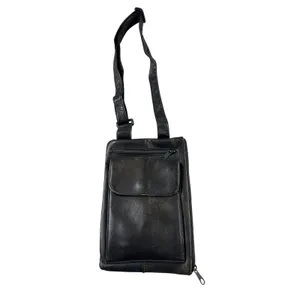 Hobo Vintage Y2K Black Leather Crossbody Bag Soft Slouchy Small Purse thumbnail 2